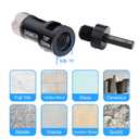 Dry Diamond Core Drill Bits 7/8 Inch, 22mm Tile Hole Saws for Porcelain Ceramic Tile Granite Marble Stone Brick, Diamond Hole Saw with 5/8-11 Thread and 3/8inch Hex Shank