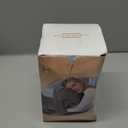 Sunany Travel Pillow, Upgraded Plane Pillow for Long Flights, Inflatable Neck Pillow Used for Airplanes, Cars, Buses, Trains, Office Napping with Eye Mask,Earplugs (Gray) (Medium, Grey (Head Heart-shape & sloping Base))