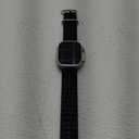 Apple Watch Ultra [GPS + Cellular 49mm] Titanium Case with Midnight Ocean Band, One Size