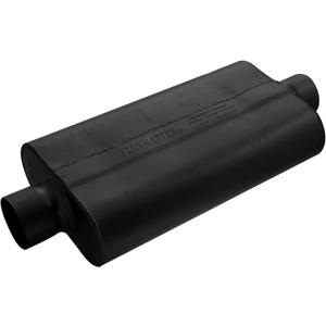 Flowmaster 50 Series Delta Flow Chambered Muffler 3.00 - Center In/Center Out Moderate Sound 16-Gauge Aluminized Steel Perfect for daily-driven Performance Vehicles & Passenger Cars, 43050