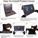for MacBook Pro 16 Inch Case 2026 2024 2023 2021 M5 M4 M3 M2 M1 Pro/Max A3428 A3429 A3403 A3186 A2991 A2780 A2485 Matte Anti-Fingerprint Astronaut Hard Shell Protective Cover