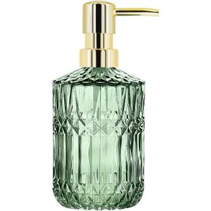 Soap Dispenser with Pump, Refillable Liquid Hand Soap Dish Soap Dispensers for Bathroom Counter, Kitchen Sink (Green)