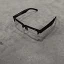 Smart Glasses, Blue Light Bluetooth Glasses with Half Frame Design, Color-Change Lenses, Open-Ear Speakers, Intelligent Control, Bluetooth Eyeglasses for iPhone Android Music/Calls