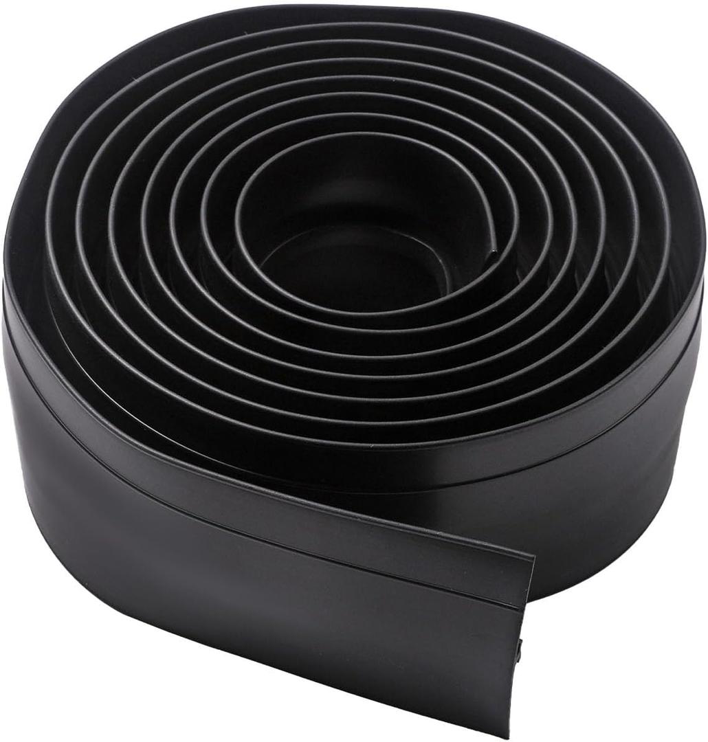 6 FT Truck Cap Rubber Weather Seal, Double Leaf Bottom Rear Door Frame Seal Strip with T-Channel Compatible with Car Camper Boats RV Trunk Door & Home Applications, Replace#4017020000