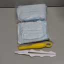 30 Count Duster Refill for Swiffer Duster with 1 Handle, One-Sided Disposable Dusters Refills with 4X Microfibers, Unscented Dusters for Cleaning Home, Furniture, Blinds & Vent