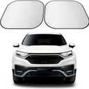 ARANA Car Windshield Sun Shade 2 Piece240T Thickened Front Window Sunshades Blocking 99% UV & Heat2025 Upgrade Sun Visor Keeps Car CoolUniversal Fit for Sedan, SUV, Truck, Medium 31"x28"