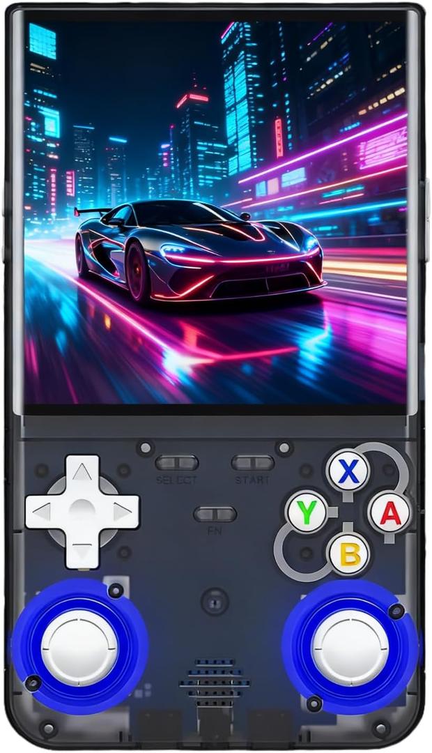 R36 Ultra Retro Handheld Game Console-2025 Model with 128GB, 4-Inch IPS Screen, Over 30K Games Mini Video Games Console, Supports 23 Emulators, Linux-Based Retro Gaming Console (Black)