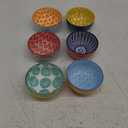 Selamica Ceramic 4 OZ Dipping Bowls Set, 3.5 Inch Mini Bowl for Dipping, Side Dishes, Microwave Dishwasher Safe, Set of 6, Assorted Colors