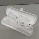 Deep Clean Rechargeable Electric Powered Toothbrush, Rechargeable Electric Toothbrush with 8 Brush Heads,Pressure Sensor to Protect Gums (White)