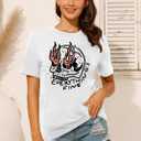 Women Farm Fresh Pumpkins Shirt: Cute Fall Pumpkin T Shirt Farmers Market Thanksgiving Tee Top (Large)