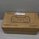 Portable Bluetooth Speakers Wireless Upgrade, 200W Peak Loud Sound/Deep Bass for Party, IP65 Waterproof Outdoor Speaker w/ 2*Subwoofer/2*Tweeter/DSP/Bass Boost/TWS/TF/USB/AUX, 24H Playtime (Black - Orange)