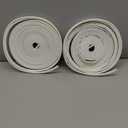 V Shape Foam Weather Stripping Door Frame Seal Strip 2Pcs26FT White, Draft Stopper, Insulation Winter, Weatherstripping, Gap Sealing, Soundproofing, Self-Adhesive Used for Exterior Front Door Side (2Pcs, 26Feet)