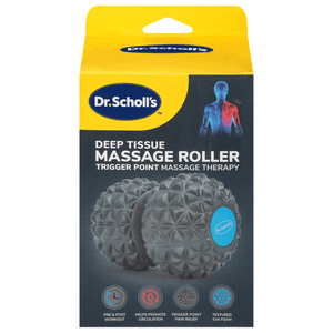 Dr. Scholl's Massage Roller, Deep Tissue, Grey