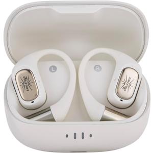 Linsoul Kiwi Ears Attiva OWS Wireless Earbuds, Open Ear Bluetooth 5.4 Headphones with ANC Noise Cancellation, 200H Playtime, IPX5 Sweat and Water Resistant for Workout Running (White)