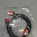 HDMI Cables 3.3FT/1M 2-Pack, Highwings (Certified HDMI 2.1) 10K 8K@60Hz 4K@120Hz 48Gbps HDMI Cord, Ultra High Speed Picture Quality Performance Cable, Braided, HDCP 2.2&2.3, eARC, Ease of Installation (Red)