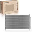 A-Premium Air Conditioning A/C Condenser Compatible with 2005-2010 Honda Odyssey V6 3.5L, Replace# 80110SHJA01