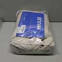 MIULEE Khaki Faux Linen Blackout Curtain 84 Inch Long 2 Panels Set Rod Pocket/Back Tab/Pinch Pleated Room Darkening Textured Black Out Track Drapes for Bedroom Living Room