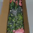 10 Bundles Artificial Flowers Outdoor UV Resistant Fake Flowers No Fade Faux Plants Garden Porch Window Box Decorating (Pink)