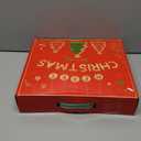 MACTING Pop Up Christmas Tree with Lights 5FT Blue Collapsible Easy-Assembly Coastal Glitter Tinsel Pencil Tree for Porch Apartment Corner Home Holiday Party Indoor Outdoor Xmas Decorations (1PC)