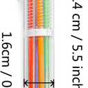 Hutou 12 Pack 0.5mm 6-in-1 Multicolor Ballpoint Pen 6 Colors Retractable Ballpoint Pens (12 Pack)