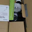 TUYU Electric Spin Scrubber, Full-Body IPX7 Waterproof Bathroom Scrubber with Power LCD Display, Adjustable Extension Handle, Cordless Shower Cleaner Brush for Bathtub Kitchen Wall Cleaning (Black)