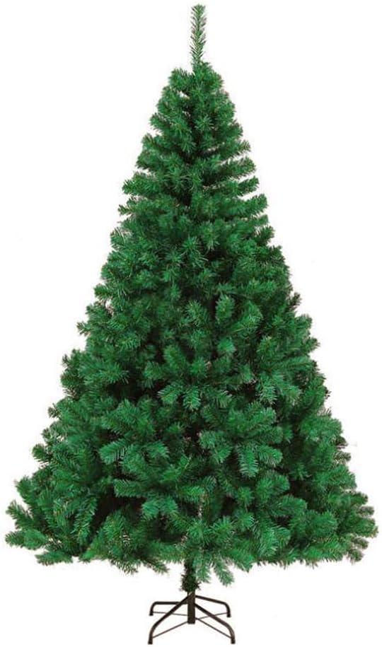 Yahpetes Artificial Christmas Tree 6 FT Christmas Tree Premium Hinged Spruce Xmas Pine Tree with 1000 Tips, Easy Assembly, Metal Hinges & Foldable Base for Home Office Holiday Party Decoration(6 FT)