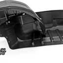 Rough Country Rear Wheel Well Liners for Ford F-150 2WD/4WD (2021-2026) - Heavy-Duty Black HDPE Inner Fender Guards, Made in USA