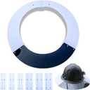 Hard Hat Sun Shade Compatible with Standard V-Gard Full Brim Attachment, Provides Enhanced Protection from The Sun and Heat,for Men and Women Working Outdoors