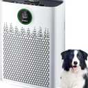 Air Purifiers for Home Large Room, Cover Up to 2400 Ft with True HEPA Filter, Smart Mode, PM2.5 Air Quality Display, Aromatherapy with 2X-Purification & 360Air Outlet, DL, HAP603