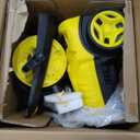 5000PSI PowerWasher with 4 Quick Connect Nozzles, Foam Cannon for Car, Lane, Patio Cleaning, Hydro Jet Pressure Hose Water Wand for Gutter Patio Car Garden Window, Yellow