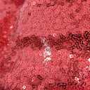 QueenDream Sequin Tablecloth 60x102 Inch Red Tablecloth Glitter Table Cloth for Bridal Shower Birthday Engagement Wedding Party Decorations