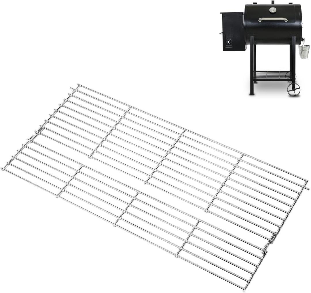 GRISUN Warming Rack for Pit Boss 700FB Pellet Grill, for Pit Boss 400FB, Pro 600 & Z Grills 550B, Upper Warming Rack Replacement, BBQ Grill Top Rack, Foldable, Stainless Steel