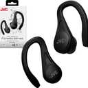 JVC Sport True Wireless Earbuds Headphones, Lightweight and Compact, Long Battery Life (up to 30 Hours), Sound with Neodymium Magnet Driver, Water Resistance (IPX5) - HAEC25TB (Black), Small