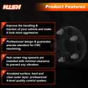 HISH 5x114.3 Wheel Spacers, Forged 1 Inch Wheel Spacer with Hubcentric 5x4.5 66.1mm Bore M12x1.25 Lugs, 6061-T6 Aluminum Alloy, Fit for 370Z 350Z 240SX 300ZX GTR Murano Maxima Sentra