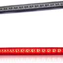 Third 3rd Brake Light LED for 2007-2014 Chevy Tahoe Suburban/GMC Yukon, High Mount Rear Brake Lights Assembly for 07-14 Yukon XL, Waterproof Center Cab Lamp Stop Light (Clear)