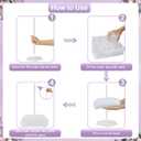 AXHJ 5.2 Feet Balloon Arch Stand with Base, Balloon Arch Kit for Floor, Balloon Tower with Water Bags for Wedding, Birthday and Party Decorations
