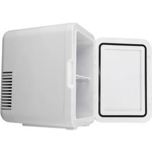 TOPINCN 6L USB Powered Mini Fridge, Portable Cooler Warmer for Skincare Beverage Food Medication, Mini Skincare Fridge for Home Office Car