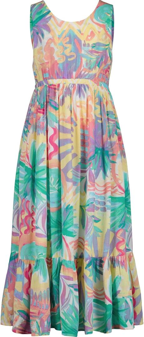 Roxy Girls' Island Cove Sleeveless Dress, Summer Fit & Flare Silhouette (L)