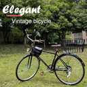 Vintage Bike Handlebar Rearview Mirror |1 Mirror (Single)| Universal Adjustable Rotatable Bike Safe Clear Mirror for Cruiser Bike Electric Bike ebike Motorcycle Scooter