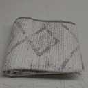 jinchan Hallway Runner Rug 2x8 - Moroccan Kitchen Machine Washable Runner Rug Modern Geometric Soft Faux Wool Ultra-Thin Low-Pile Non-Slip Carpet for Laundry Room Bedroom Farmhouse (2x8ft,Grey) (2' x 8' (Runner), Geo Grey)