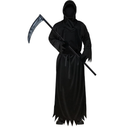 Grim Reaper Costume Set for Adult Men,Scary Phantom Halloween Robe Costumes for Boys Ages 14+ Set Of 2 L Size