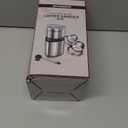 SHARDOR Electric Coffee Grinder Herb Blade Grinder Spices Grinder with 2 Removable Stainless Steel Bowls, Silver