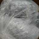 Andency Tie-Dyed Gray White Queen Comforter Set, Fluffy Faux Fur Bed Set