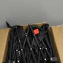 51" L Beach Wagon with 9" Sand Wheels,260L Collapsible Beach Cart with Rear Tailgate,Heavy Duty Wagon for Sand, Camping, Fishing and Sport, Black