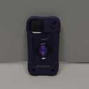 MARKILL Compatible with iPhone 14 Case/iPhone 13 Case 6.1 Inch with Built-in 360Rotating Ring Stand, Military Grade Drop Protection Full Body Rugged Heavy Duty Durable Cover. (Deep Purple)
