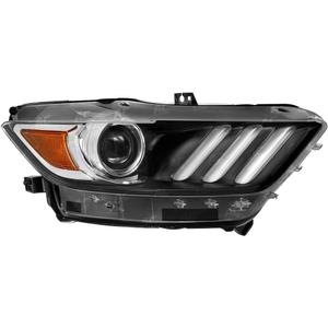 FO2519124 Head Light Assembly HID Passenger Side for Mustang 2015-2017