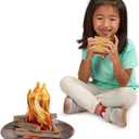 Melissa & Doug Let's Explore Campfire Smores Set with Toy food & Kids Play Kitchen Accessories, Preschool Learning Toys for Girls & Boys 3+
