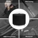 CANDANA Fire Pit Covers for Solo Stove Ranger 15 Inch, 600D Grill Cover for Ranger 15", Waterproof Outdoor BBQ Grill Cover