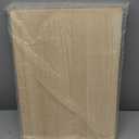 Sintuff 2 Sets 11'' W x 18'' H Unfinished Kitchen Cabinet Door Replacement with Hinges Handles, Shaker Cabinet Doors Front Replacement for Kitchen Bathroom Vanity Closet