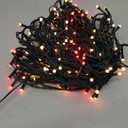 HOME LIGHTING 66ft Christmas Decorative Mini Lights, 200 LED RGB Changing 8 Functional Green Wire Fairy Halloween Lights with Remote Timer, Plug in Indoor Outdoor Xmas Wedding Party Decor